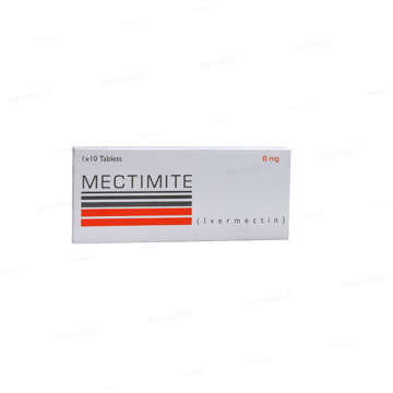Picture of Mectimite 6mg Tab 10x1s